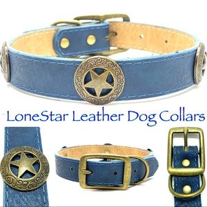 LONESTAR | leather dog collar